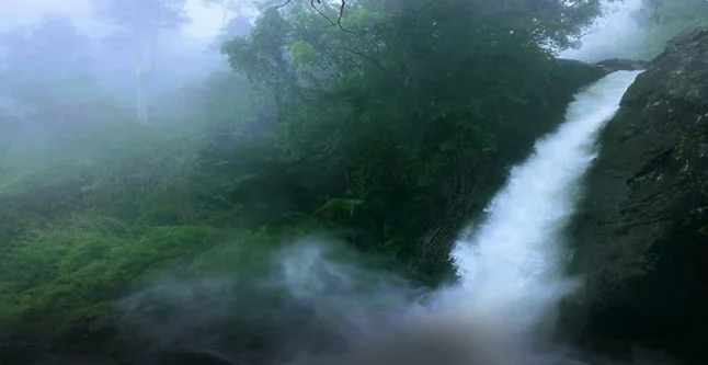 Three-tiered Soochipara Waterfalls - Family friendly hotels in Wayanad sightseeing